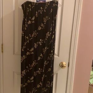 Max studio printed skirt